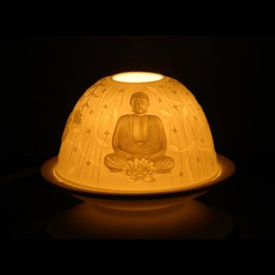 sfeerlicht porselein boeddha 0902